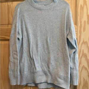 3 for $16! Old Navy Light Blue Ribbed Crewneck Sweater
